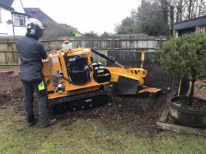 Tree Stump Grinding Machine